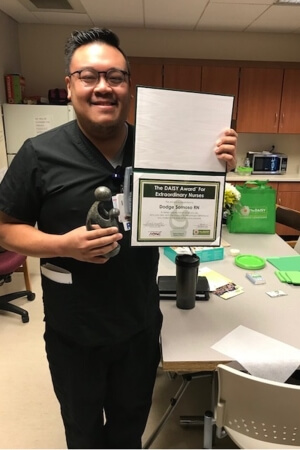 Dodge Somoso, April 2018 Daisy Award recipient